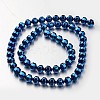 Electroplate Non-magnetic Synthetic Hematite Bead Strands G-F300-31A-05-2
