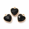 Faceted Glass Rhinestone Pendants GLAA-I051-B11-2