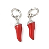 Brass Enamel Charms KK-C110-18A-P-1
