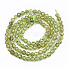 Natural Peridot Beads Strands G-S362-076-2