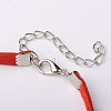 Alloy Double Heart Link Bracelets for Valentine's Day BJEW-JB01530-03-3