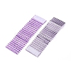 8 Rows Plastic Rhinestone Napkin Rings LS-AJEW-D042-01A-1