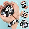 40Pcs 10 Styles Silicone Beads SIL-FS0001-27A-3