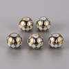 Electroplate Glass Beads EGLA-Q123-013D-3