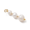 Natural Cultured Freshwater Pearl Pendants PALLOY-JF05145-4
