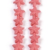 Synthetic Coral Dyed Carved Beads Strands CORA-K009-06A-08-1