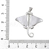Brass Micro Pave Cubic Zirconia Pendants KK-A269-06P-3