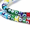 Handmade Evil Eye Lampwork Beads Strands LAMP-F024-01A-5