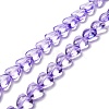 Transparent Glass Beads Strand GLAA-F112-01B-2