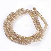 Spray Painted Glass Beads Strands GLAA-A038-C-58-2