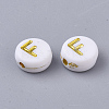 Plating Acrylic Beads X-PACR-R242-01F-2