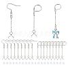 60Pcs Iron & 304 Stainless Steel Earring Findings EJEW-HS00012-1