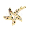 Brass Micro Pave Cubic Zirconia Pendants KK-H525-01E-G-2