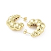 Rack Plating Brass Micro Pave Cubic Zirconia Studs Earrings EJEW-B047-05G-05-2