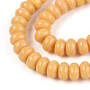 Opaque Spray Painted Glass Beads GLAA-ZX008-8mm-18Y-3