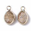 Natural Picture Jasper Pendants G-S359-014D-2
