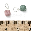 Natural Mixed Gemstone Pendants PALLOY-JF05297-01-4
