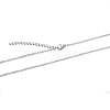 Non-Tarnish 304 Stainless Steel Cable Chain Necklace X-STAS-T040-PJ204-50-2