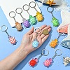 Tortoise Resin Keychain KEYC-YW00149-01-5