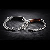 Fashewelry Couple's Stainless Steel Bracelets BJEW-FW0001-01M-2