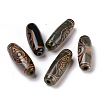 Tibetan Style dZi Beads TDZI-E004-01-3