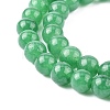 Natural White Jade Bead Strands G-R165-8mm-14-3