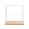 Transparent Acrylic Baseball Display Boxes ODIS-WH0030-58-4