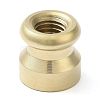 Golden Tone Round Wax Seal Brass Stamp Heads AJEW-M040-01G-N-3