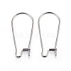 304 Stainless Steel Hoop Earring Findings STAS-P223-01P-03-1