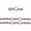 Ion Plating(IP) 304 Stainless Steel Figaro Chains CHS-I001-09MC-01-1