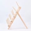 Solid Wood Sewing Embroidery Thread Stand ODIS-WH0001-04-9