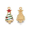 Rack Plating Alloy Enamel Pendants LS-X-ENAM-N055-148B-3