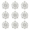 Tibetan Style Alloy Chandelier Components Links TIBEP-YW0001-66-2