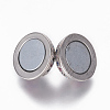 Brass Micro Pave Cubic Zirconia Magnetic Clasps with Loops ZIRC-L082-E-02-P-2