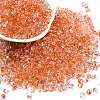 6/0 Spray Paint Fringe Glass Seed Beads X1-SEED-H003-11C-1