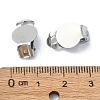 304 Stainless Steel Clip-on Earring Findings STAS-Q318-06P-3