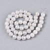 Electroplate Natural Quartz Crystal Beads Strands G-T144-39-2
