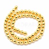 Electroplate Non-magnetic Synthetic Hematite Beads Strands G-L485-03B-G-3