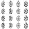 20Pcs 4 Style Tibetan Style Alloy Pendants TIBEP-CJ0001-20-1