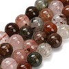 Natural Multi-Color Rutilated Quartz Beads Strands G-G300-A03-10mm-2