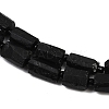 Natural Black Tourmaline Beads Strands G-F715-111-4