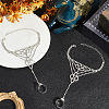 2Pcs Crystal Rhinestone Tennis Ring Bracelet BJEW-CN0001-18-4