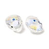 Transparent Glass Pendants GLAA-F121-06D-2
