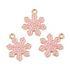 Christmas Light Gold Tone Alloy Enamel Pendants FIND-C031-01KCG-02-3