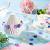 120Pcs 6 Colors Transparent Glass European Beads GLAA-TA0004-07-8
