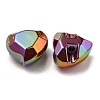 UV Plating Rainbow Iridescent Acrylic Beads OACR-P010-03C-3