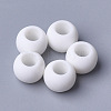 Opaque Acrylic European Beads SACR-T343-11-1