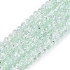 Crackle Transparent Glass Beads Strands GLAA-N069-02A-04-1