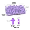 200Pcs Opaque Acrylic Beads SACR-FS0001-39D-4