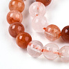 Natural Red Hematoid Quartz Beads Strands G-T140-4mm-01-4